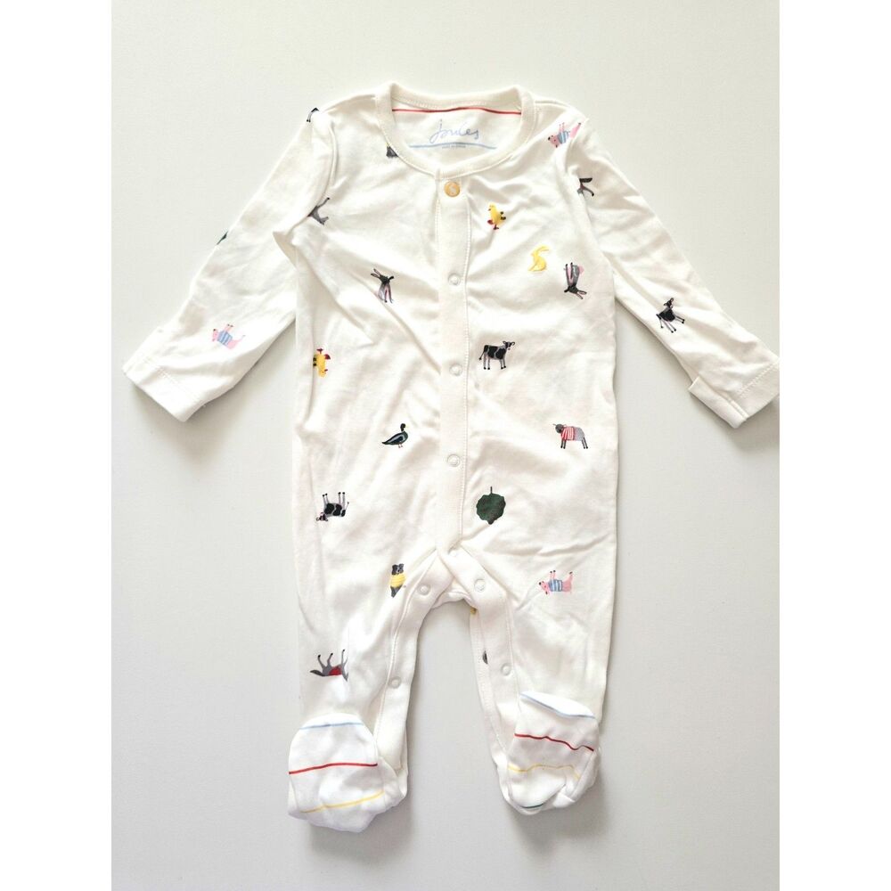 NWOT Joules Farm Print Sleeper, 0/3